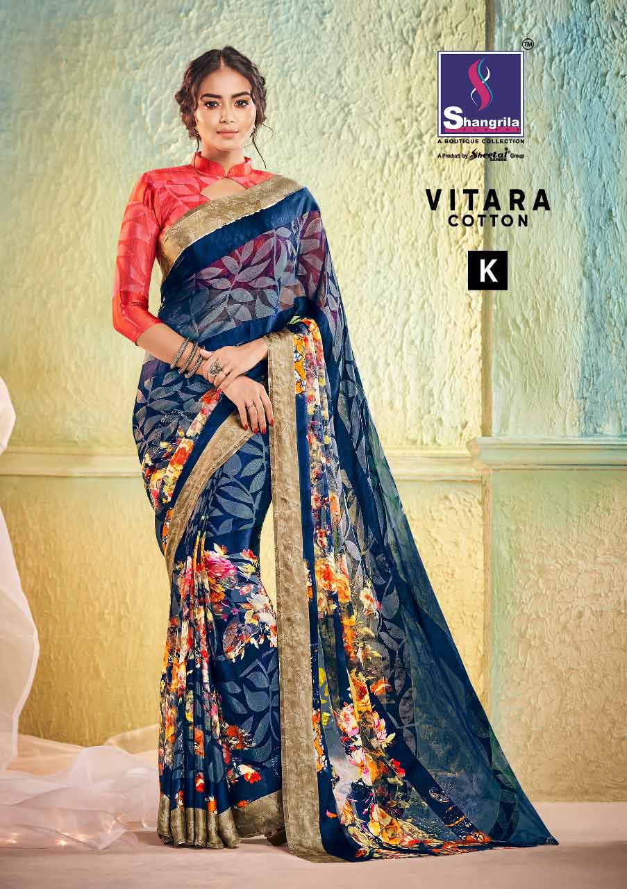 Shangrila Vitara Cotton Wedding Wear Cotton Sarees Shangrila Vitara Cotton Wedding Wear Cotton Sarees